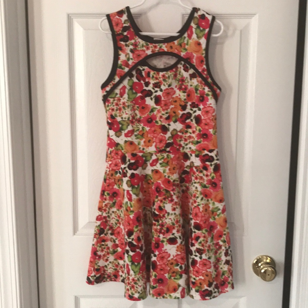 Aqua Skater Dress - Picture 1 of 8